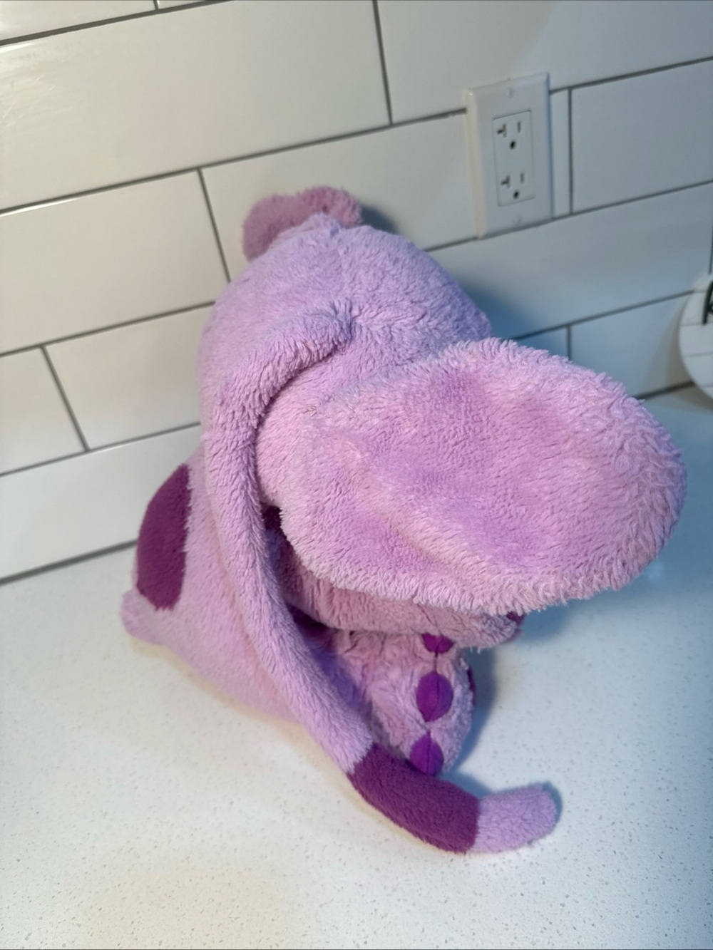Disney Purple Stitch Plush with Heart Chest - Picture 7 of 10
